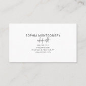 Carte de fidélité rose vierge (Dos)