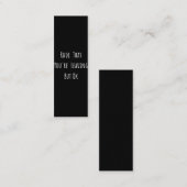 Carte De Fidélité Rude That You're Leaving But Ok (Devant / Derrière)