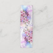 Carte De Fidélité Sakura rose sur la peinture Arrière - plan (Extérieur déplié)