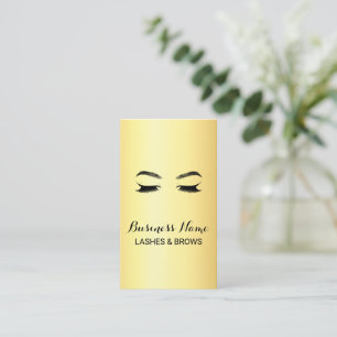 Carte De Fidélité Salon de beauté Golden Lashes & Brows