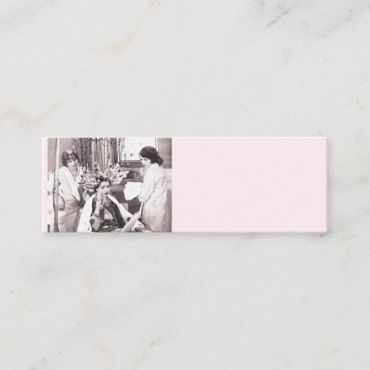 Carte De Fidélité Salon de coiffure rétro (Devant)