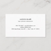 Carte De Fidélité Salon Loyauté client 6 Punch Parties scintillant B (Dos)