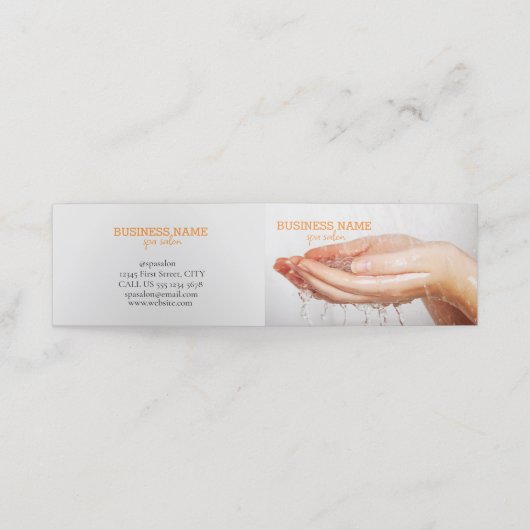 Carte De Fidélité Salon spa, spa (Extérieur déplié)