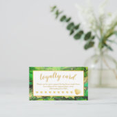 Carte de fidélité Salon Vert et Or (Debout devant)