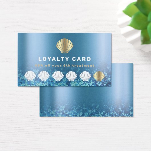 carte de fidélité seashell (Bureau)