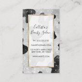 Carte De Fidélité Séquins de Parties scintillant brillant noir brill (Dos)