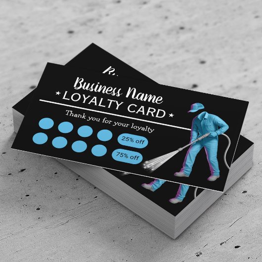 Carte De Fidélité Service de nettoyage de lave-linge à pression