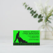 Carte De Fidélité services verts de pelouse de filet (Debout devant)