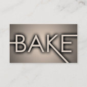 Carte De Fidélité shadow BAKE (personnalisable en couleur) (Devant)