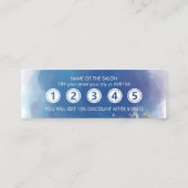 Carte De Fidélité Signature holographique Script moderne Parties sci (Dos)