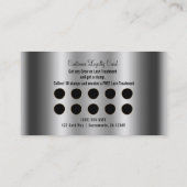 Carte de fidélité Silver Gold Shine Eyelashes (Dos)