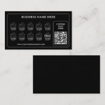Simple Cupcake QR Code Boulangerie Cadeau Café Bou
