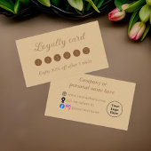 Carte De Fidélité Simple et élégant