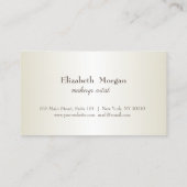 Carte de fidélité simple et élégante (Dos)