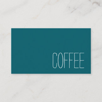 Carte De Fidélité Simple Stymie Word Dark Loyalty Coffee Punch-Card