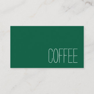 Carte De Fidélité Simple Stymie Word Dark Loyalty Coffee Punch-Card