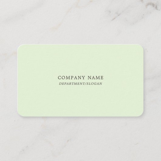 Carte De Fidélité Simplement Chic Gold Foil Stripe Sur Mint Green (Dos)