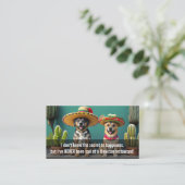 Carte De Fidélité sombreros perros mème (Debout devant)