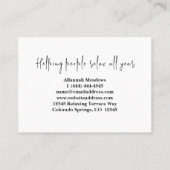 Carte De Fidélité Soothing Desert Moon Meditation (Dos)