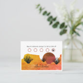 Carte De Fidélité Soothing Desert Moon Meditation (Debout devant)