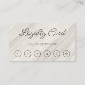 Carte De Fidélité Spa naturel (Dos)