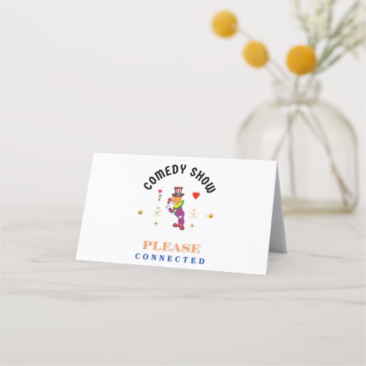 CARTE DE FIDÉLITÉ SPECTACLE DE COMÉDIE (Devant)