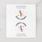 CARTE DE FIDÉLITÉ SPECTACLE DE COMÉDIE (Extérieur déplié)