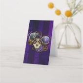 Carte De Fidélité Spider Steampunk sur Arrière - plan pourpre (Devant)