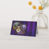 Carte De Fidélité Spider Steampunk sur Arrière - plan pourpre (Dos)