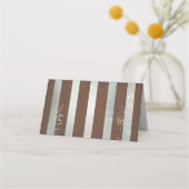 Carte De Fidélité Steampunk Clock and Turquoise Roses on Striped (Dos)