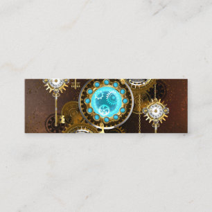 Carte De Fidélité Steampunk Rusty Background
