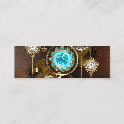 Carte De Fidélité Steampunk Rusty Background (Devant)