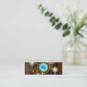 Carte De Fidélité Steampunk Rusty Background (Debout devant)