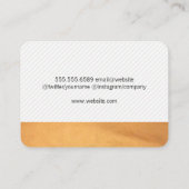 Carte De Fidélité Stripes et Lux Trim / punch card (Dos)