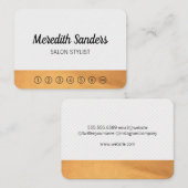 Carte De Fidélité Stripes et Lux Trim / punch card (Devant / Derrière)