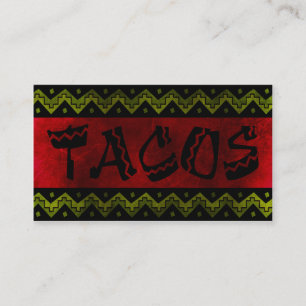 Carte De Fidélité support de taco d'arriba (carte perforée de