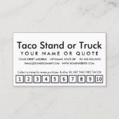 carte de fidélité tacos. (Dos)