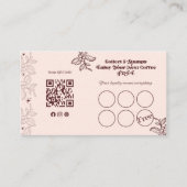 Carte de fidélité tamponnée Boho Coffee (Devant)