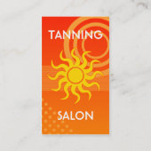 Carte De Fidélité tannage salon loyauté sunrise (Dos)