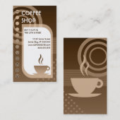 Carte De Fidélité tans de loyauté du café (Devant / Derrière)