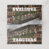 Carte De Fidélité Taquizas (Extérieur déplié)