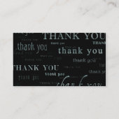 Carte De Fidélité tellement beaucoup remercient yous de votre (Dos)