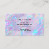carte de fidélité texture violet d'opale (Dos)