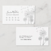 Carte De Fidélité Thérapeute de massage (Devant / Derrière)