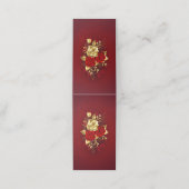 Carte De Fidélité Trois Roses de bijoux (Extérieur déplié)