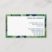 Carte de fidélité Tropical Modern Boutique Salon M (Dos)