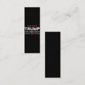 Carte De Fidélité Trump 2024 Take America Back (Devant / Derrière)
