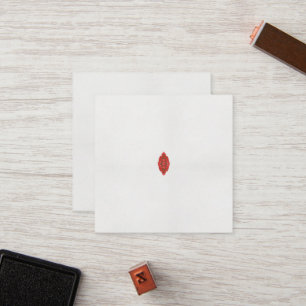 Carte De Fidélité un design rouge et marron sur un arrière - plan bl