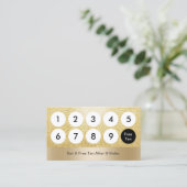 Carte De Fidélité Vaporisateur Salon de bronzage Moderne Parties sci (Debout devant)