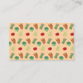 Carte De Fidélité Vegetable Theme Customer Loyalty Cards (Dos)